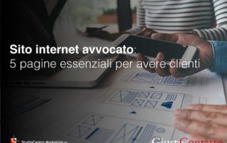 Sito internet avvocato: 5 pagine che deve avere