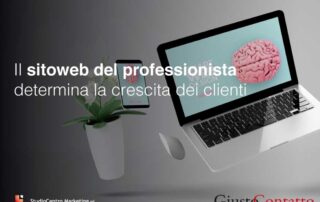 Il sitoweb del professionista determina la crescita dei clienti